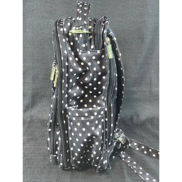 USED JuJuBe Legacy Collection Be Right Back BRB Diaper Bag Backpack Polka Dot - Picture 5 of 13
